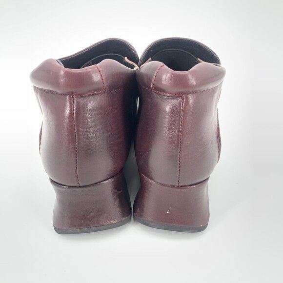 Pikolino Garnet Red Wedge Ankle Boots Booties Slip On Womens 39 - Picture 8 of 9